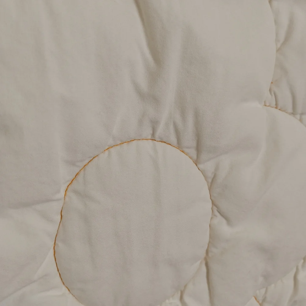 Urban Outfitters Daisy Puff  Quilted Single Standard Sham With Flower Design
